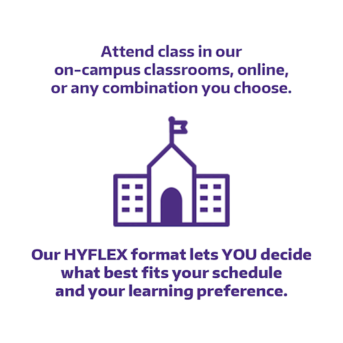 pursuing a master’s degree while working full-time with HyFlex
