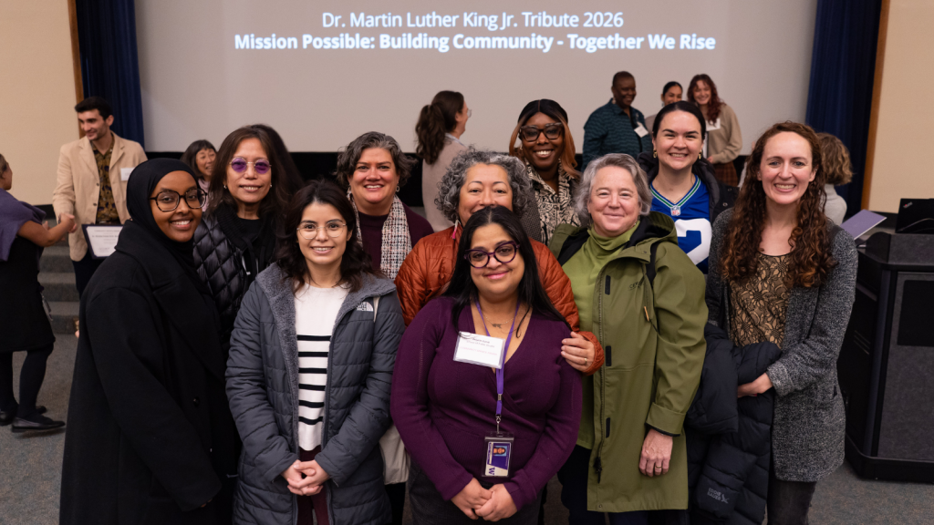 Left to Right 

Ladan Farah (MPH Student), Victoria Gardner (EDI Dean SPH), Karen Sanchez (PHGH Advisor & Outreach Coordinator), India Ornelas (HSPop), Barbara Baquero (HSPop), Anjuli Ganti, Hilary Godwin (SPH Dean), Jillian McBride-Payne (Academic Services Director) and Chelsea Elkins (Access and Advocacy Coordinator)